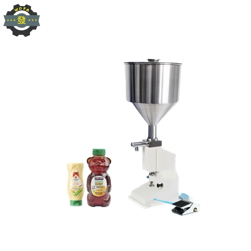 Quantitative Pneumatic Paste Liquid Filling Machine for Filling Honey Sauce Toothpaste Face Cream