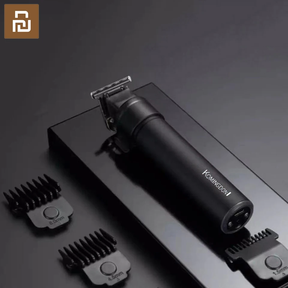 Xiaomi Youpin Komingdon Precision Trimmer voor haar knippen oplaadbare Clipper Trimmer voor Heren 0MM Scheermachine Heren Scheerapparaat