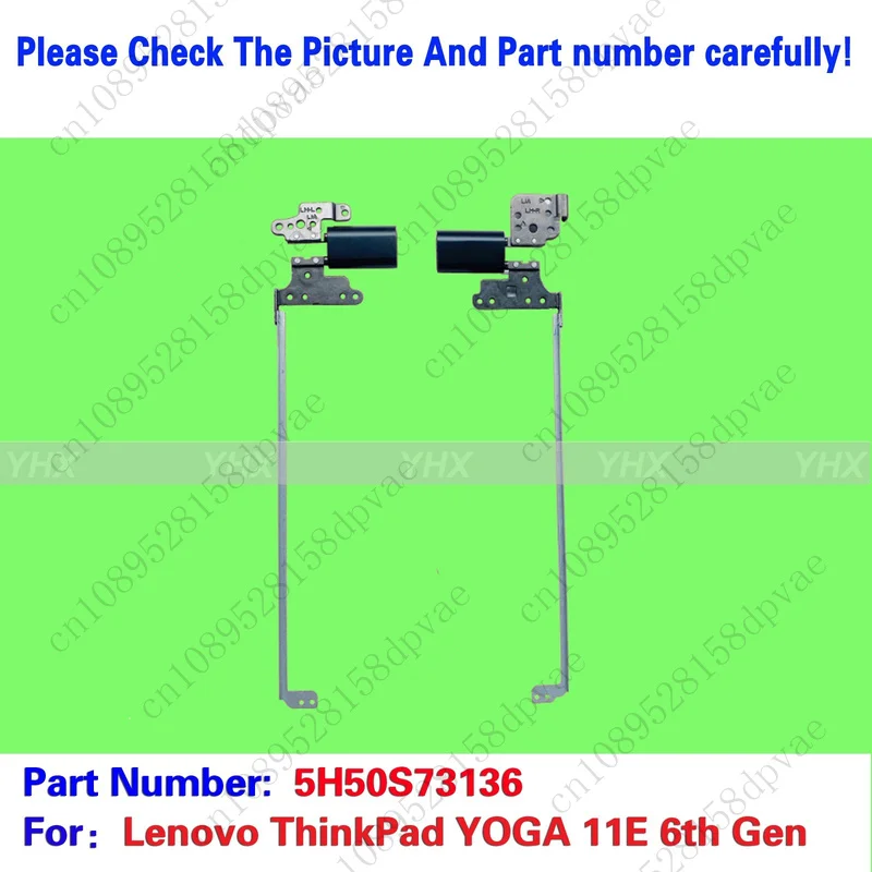 GYX New For Lenovo Yoga 11E Gen6 LCD Screen Hinge Shaft Axis Kits L&R 5H50S73136.