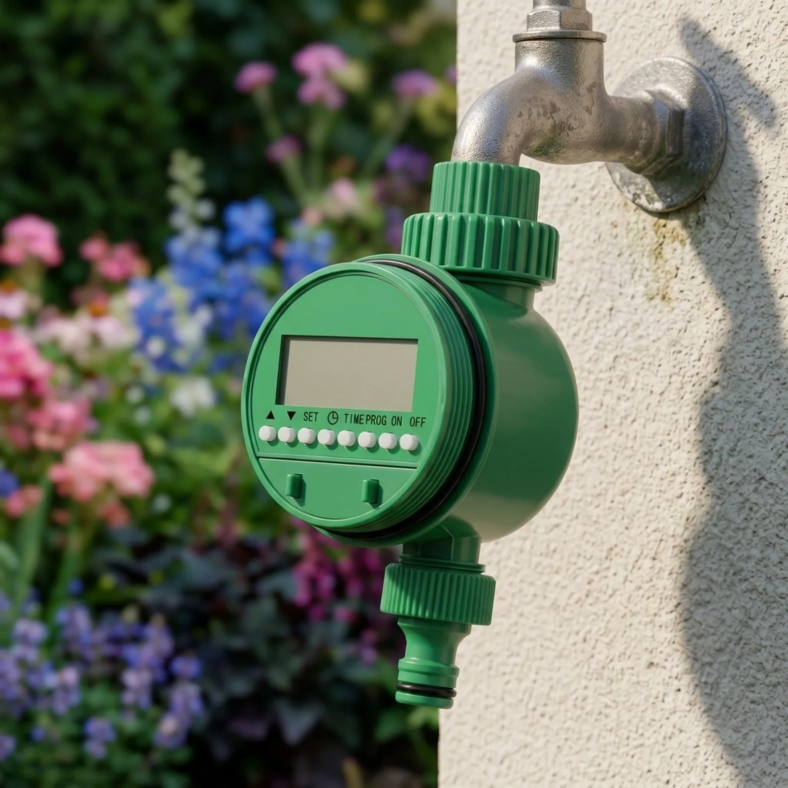 Programmable Watering Timer for Garden Irrigation System with Flexible Scheduling and Easy Operation for Outdoor Plants