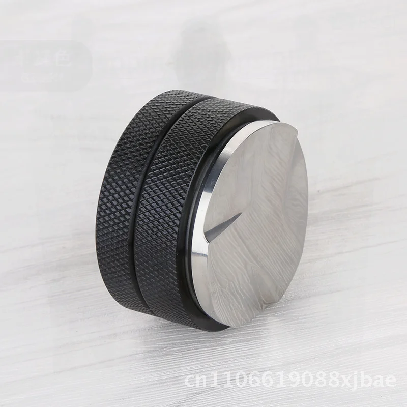 

Пресс для кофейного порошка из нержавеющей стали, трехстворчатый тканевый молоток, регулируемая двойная головка, 58/51 мм, современный минималистичный дизайн для бара