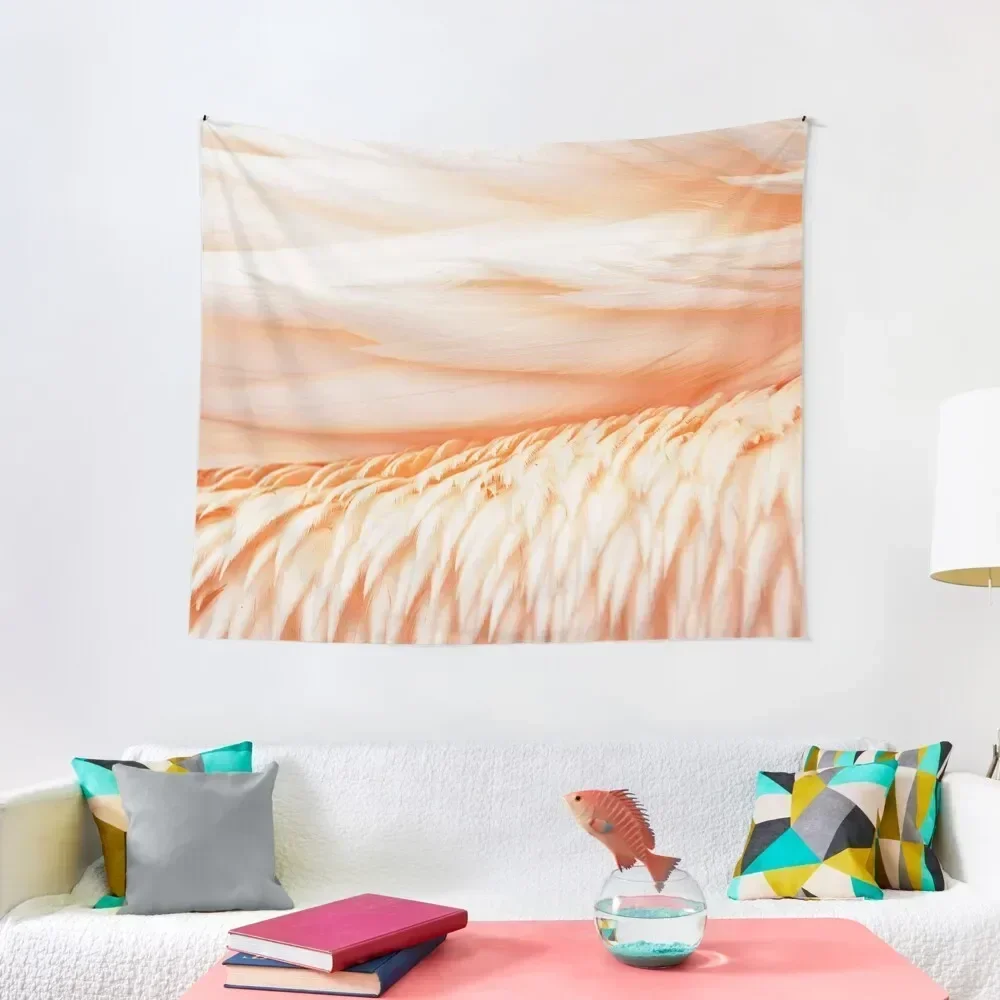 

Feathers soft smooth natural bright vibrant glowing Tapestry Room Aesthetic Decor Bedroom Decor Aesthetic Art Mural Tapestry