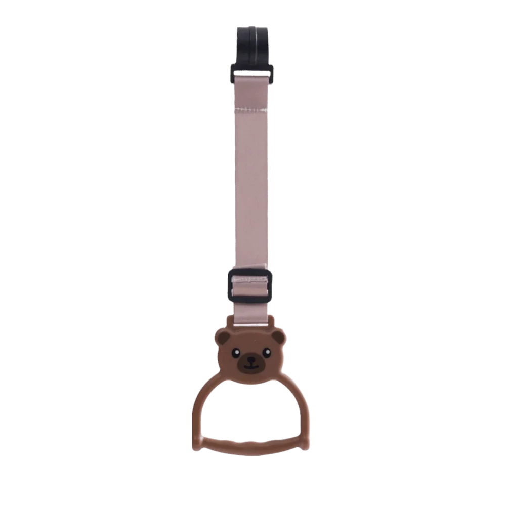 New Cartoon Pull Up Rings Dangling Portable Walking Assistance Rings Durable Toddler Stand Up Rings Toddler