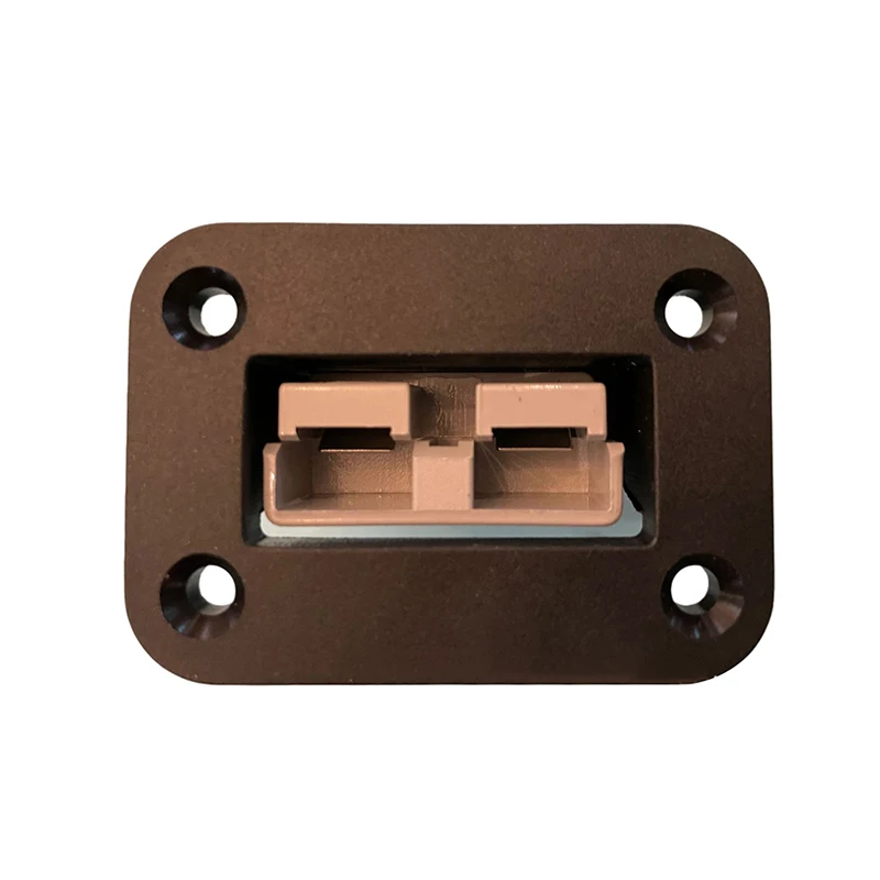 Compatible With Anderson Plug Flush Mounting Bracket Panel Cover For Caravan 50A 600V Plastic Ships Socket Panel Parts