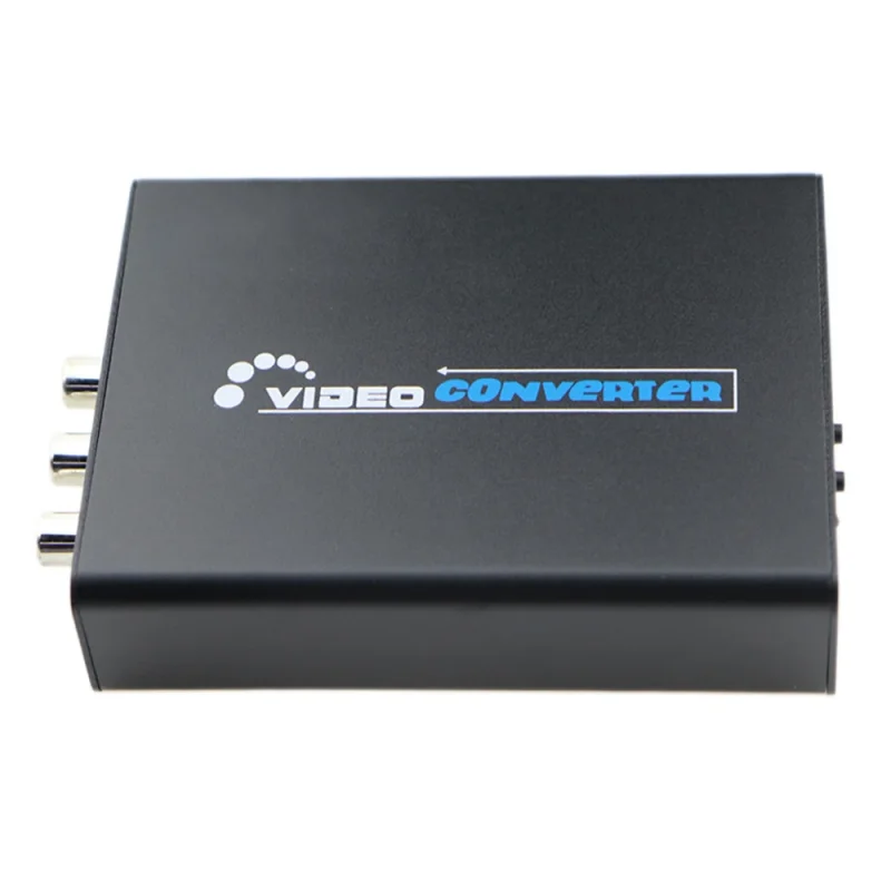 AV S Video CVBS to HDMI-Compatible Converter Upscaler HD 3RCA to HDMI Adapter Support PAL/NTSC Switch for VHS/N64/PS2