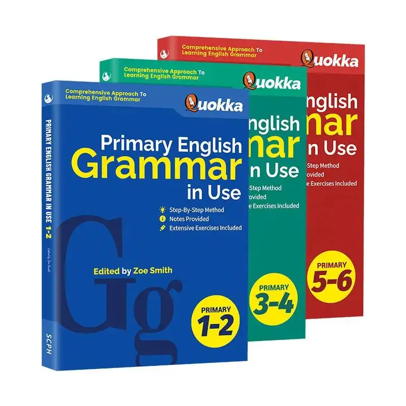 Gramática Inglesa Primaria en Uso, Libros de Texto de Gramática Inglesa para Primaria 1-6, Grado 1-6, Gramática Inglesa para Escuelas Primarias de Singapur en Uso