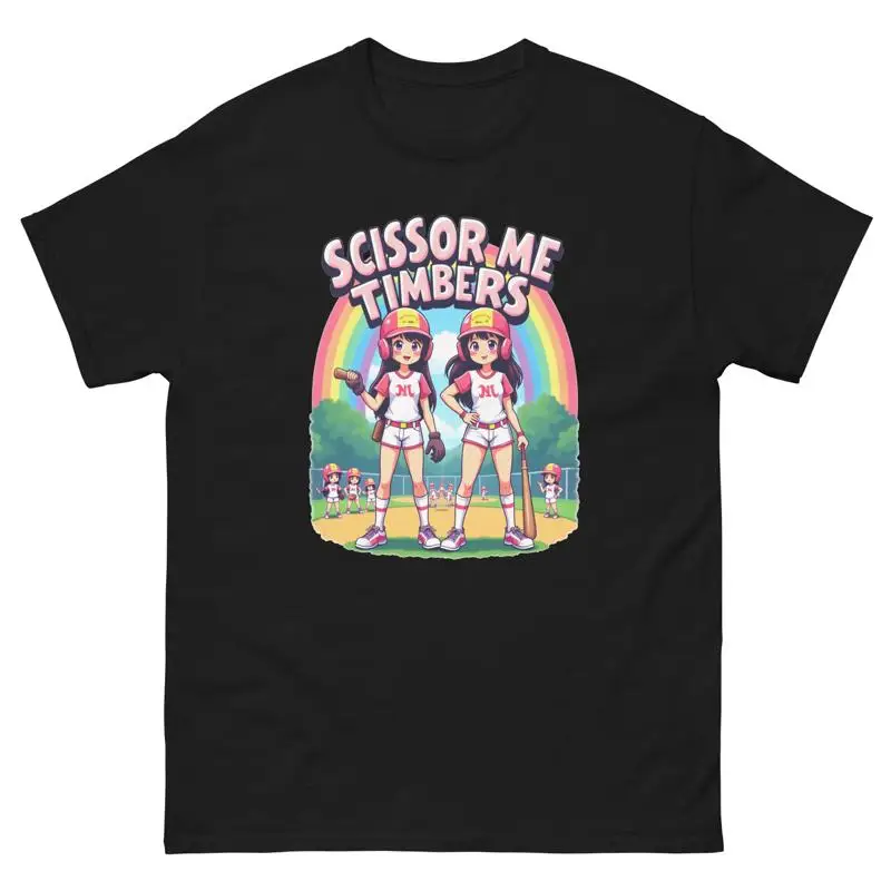 

Scissor Me Timbers Baseball Girls Fun T Shirt