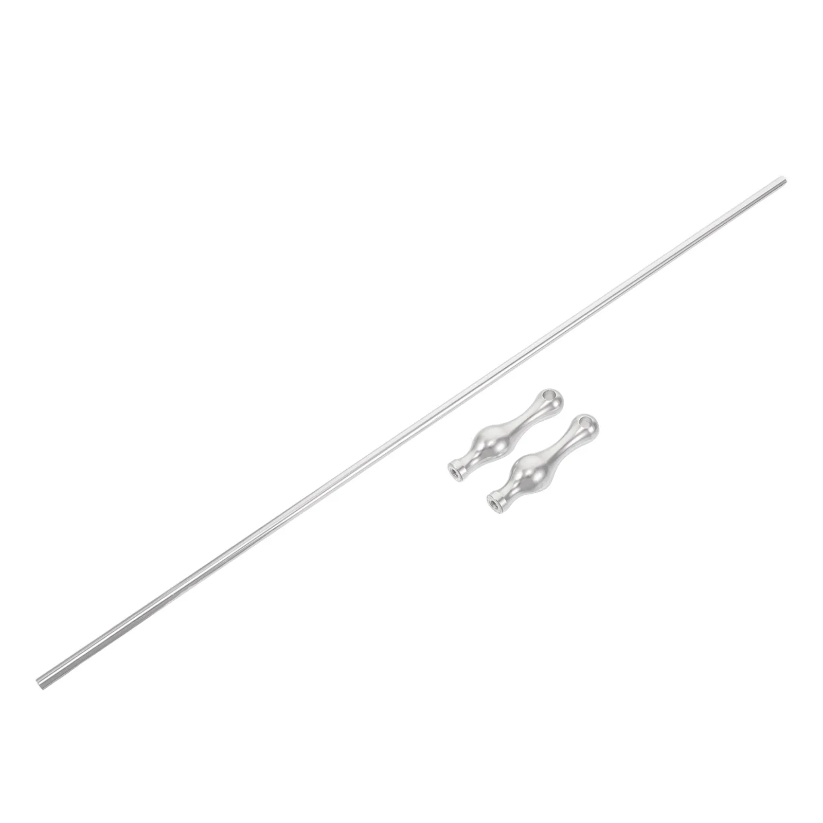 1Set Cabinet Shelf Guard Silver Metal Edge Rail Stable Anti Slide Strip Slim Design for Kitchen Storage Rack Wardrobe Furniture