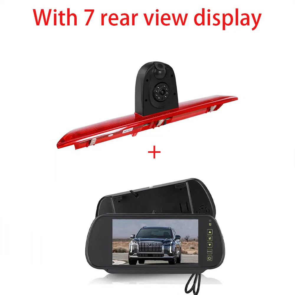 Automotive hoge remlichtcamera voor Ford Full Speed 2014-2018 Dual lens schaalschakelaar Optioneel 4,3 "display Optioneel