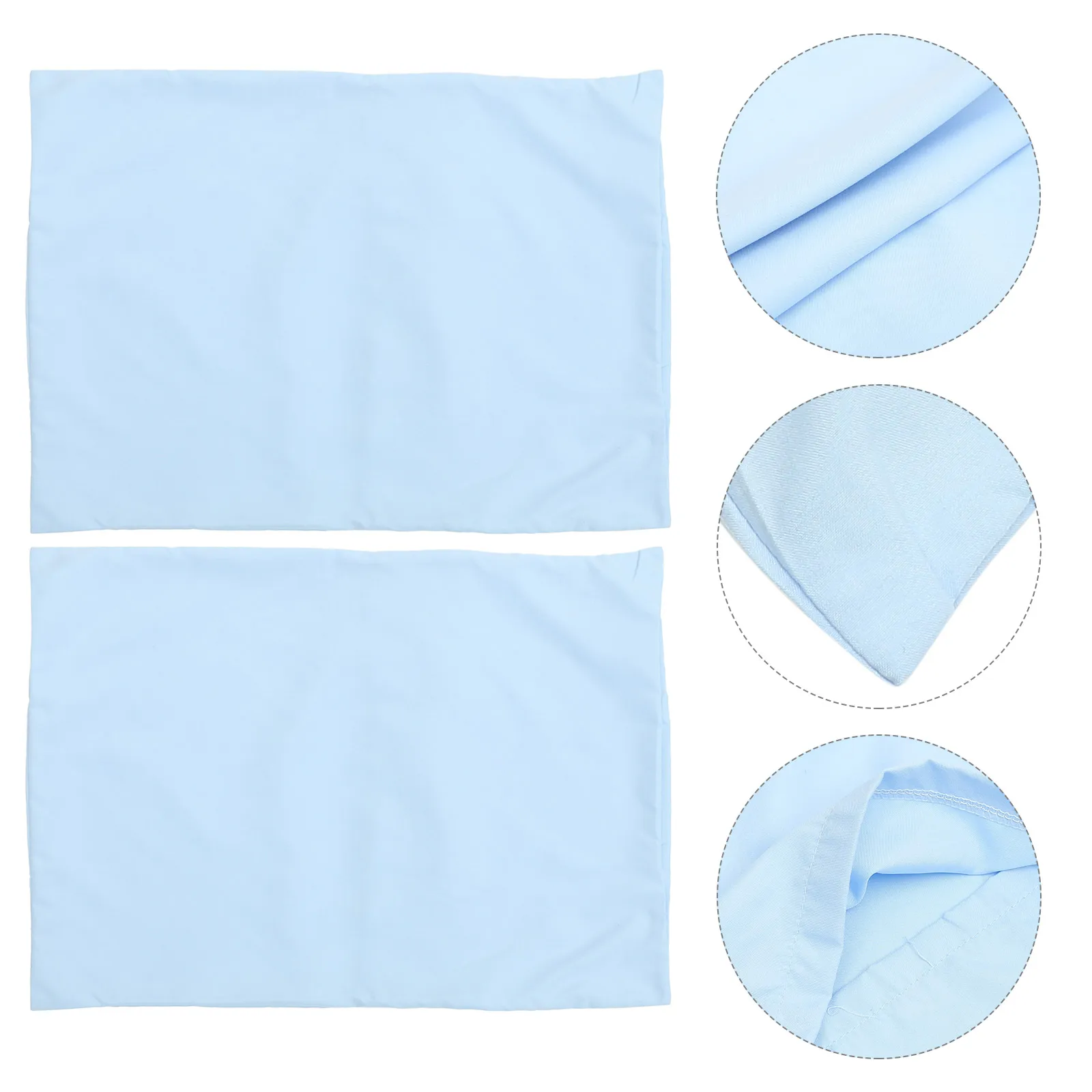 

2Pcs Children Cases Envelope Closure Travel Kids Pillows White Small Pillow Cover Size Toddler Baby Pillow Cases Bed