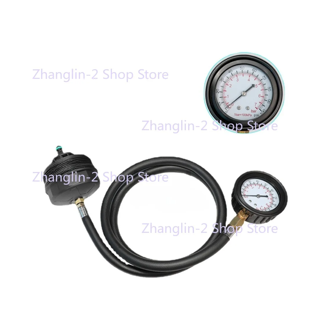 1Pc for Mercedes Benz M271 BMW Engine Shake Diagnosis 3 Series 5 Series Oil Cap Pressure Detection Gauge Test Tool