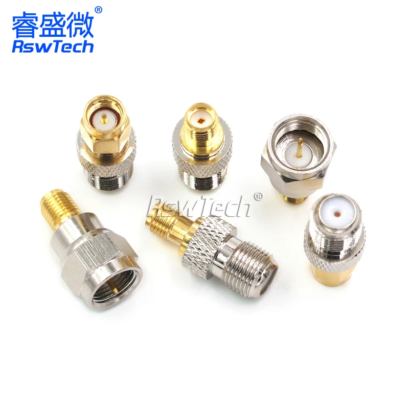 SMA-K Male to Englend Female Extenal Stew Inner Pin F connector RF Coaxial Connector Pure Copper