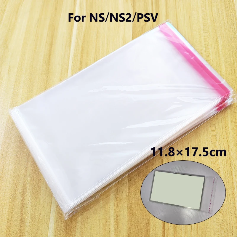 100PCS Dustproof And Moisture-proof Self Adhesive Protective Bags For PS1/2/3/4/5 NS NS2 PS4 Iron Box PSP PSV Xboxone Wii Box