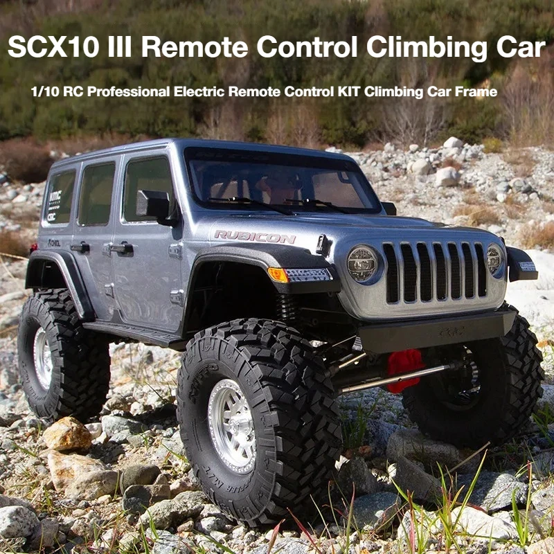

AXIAL AXI03007 1:10 SCX10 Ⅲ Electric 4WD Remote Control Off-Road Crawler Simulation Model Car KIT DIG Empty Frame RC Cars