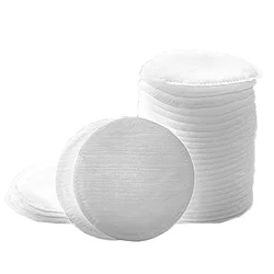 80pcs Round Makeup Remover Pads Makeup Cotton Pads Cleansing Towel Wipes Face Facial Clean Skin Care Wash Pads