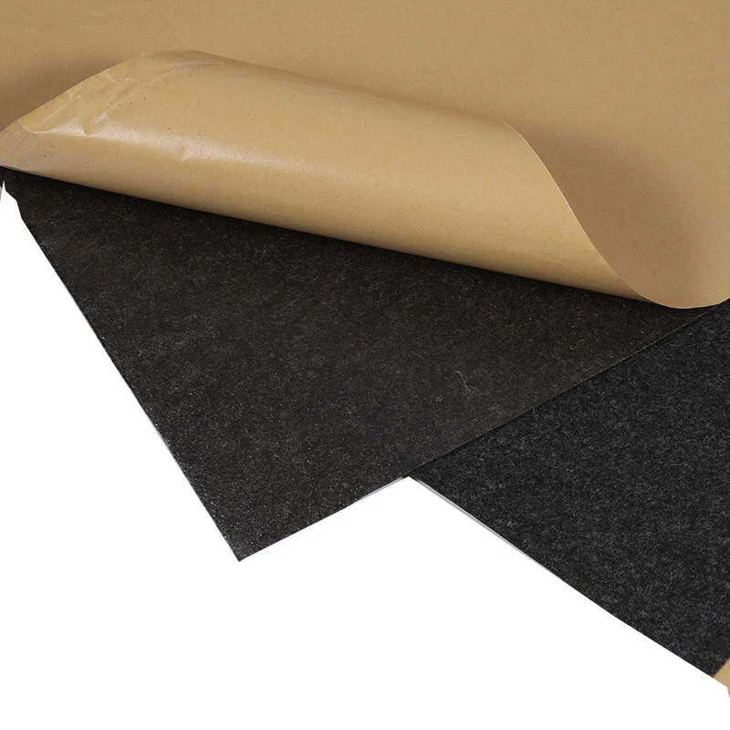 Self-Adhesive Felt Velvet Subwoofer Speaker Furniture Boat Floor Cloth Sound-Absorbing Cotton Decorative KTV Stage Ceiling 1MX1M