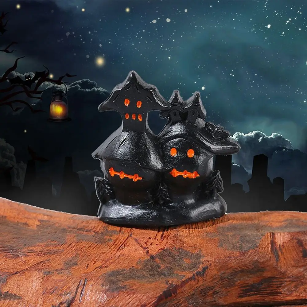

Creative 3D Halloween Pumpkin Ornaments Decorative Resin Simulation Tree Ornaments DIY Ghost Ornaments Atmosphere Decoration
