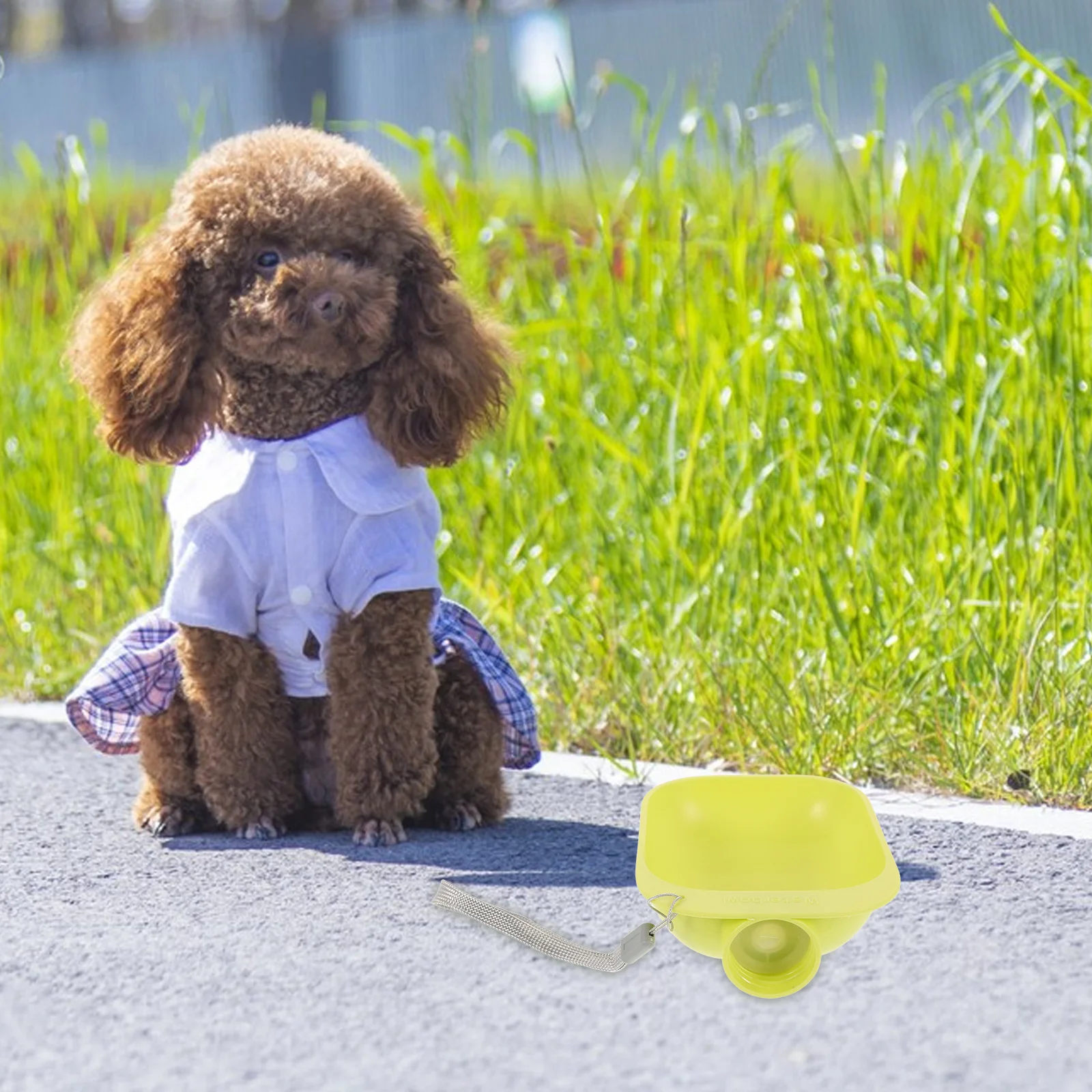 

Pet Water Dispenser For Dogs Outdoor Travel Portable Dog Water Bottle Bowl Adapter Splash-Proof Car Drinking Equipment Reusable