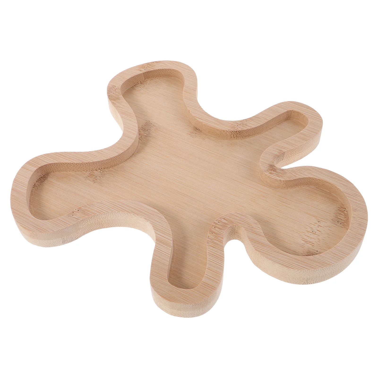 

Gingerbread Tray Wood Christmas Holiday Serving Platter Snack Dessert Candy Holder Festive Table Decor Gingerbread Platter