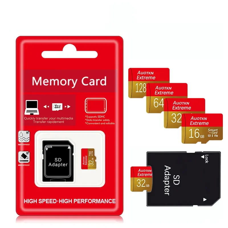 100% original memory card 16GB 32GB 64GB 128GB Mini Micro TF SD Card 256GB cartao de memoria mini sd card gift adapter