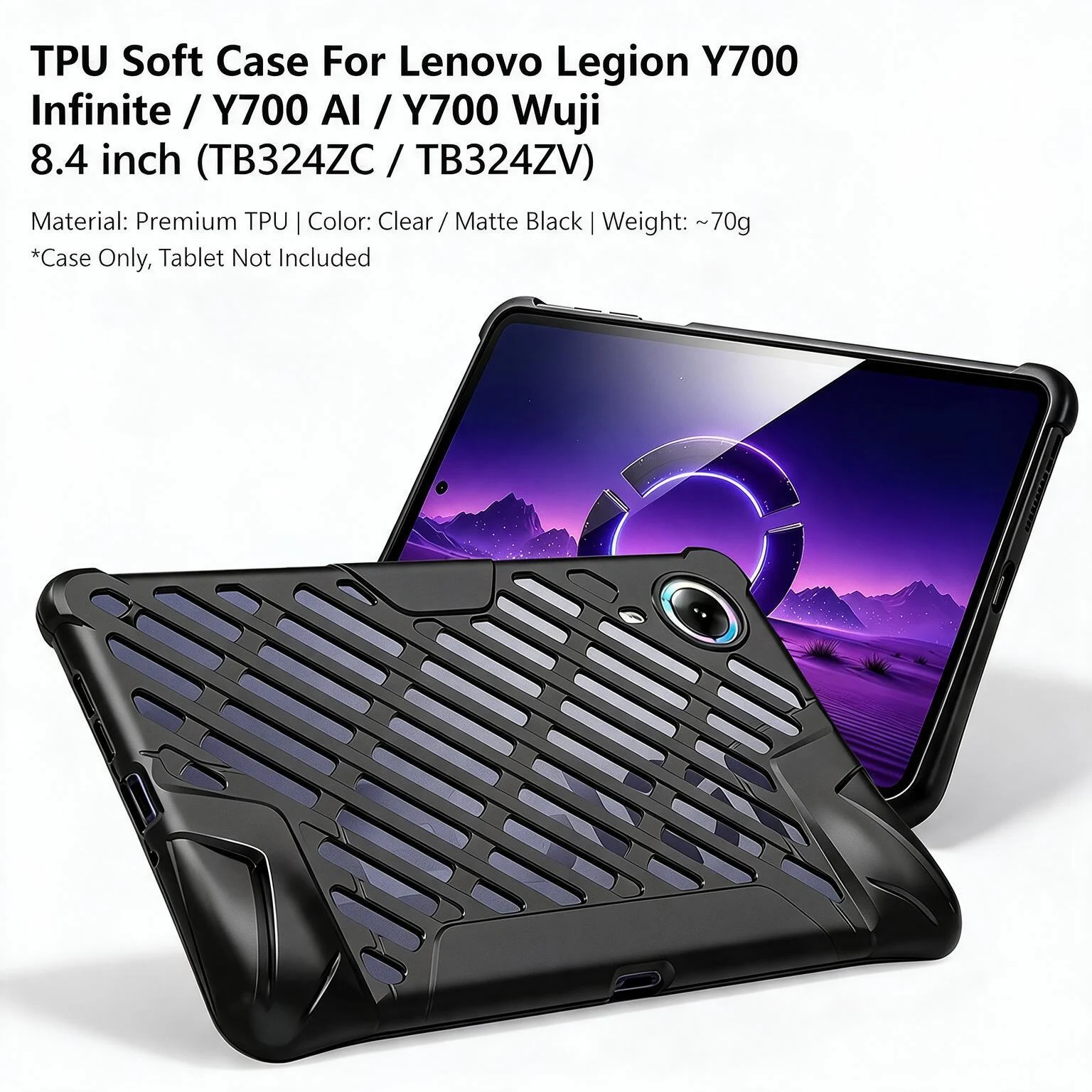 Cooling TPU Case For Lenovo Legion Y700 Infinite AI 8.4