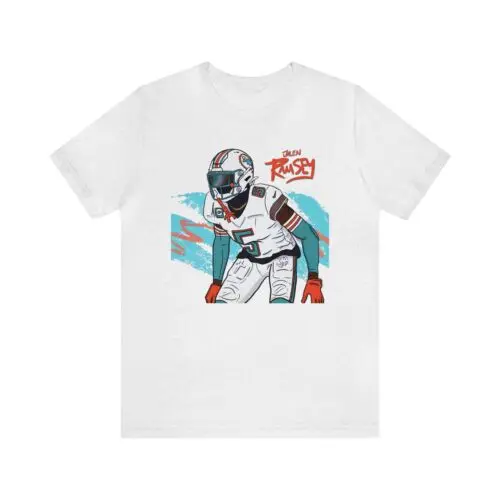 Jalen Ramsey Miami Dolphins Bella Premium Blend T-Shirt