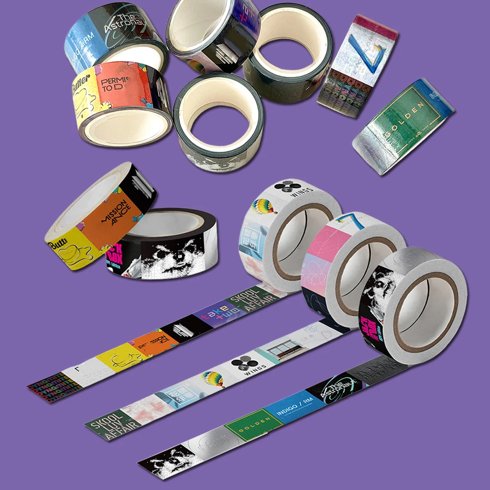 Декоративная книга Kpop для скрапбукинга, дневника, самоклеящаяся книга, золотые лайоверы, Agust D Day Ingido альбом Taekook TXTS