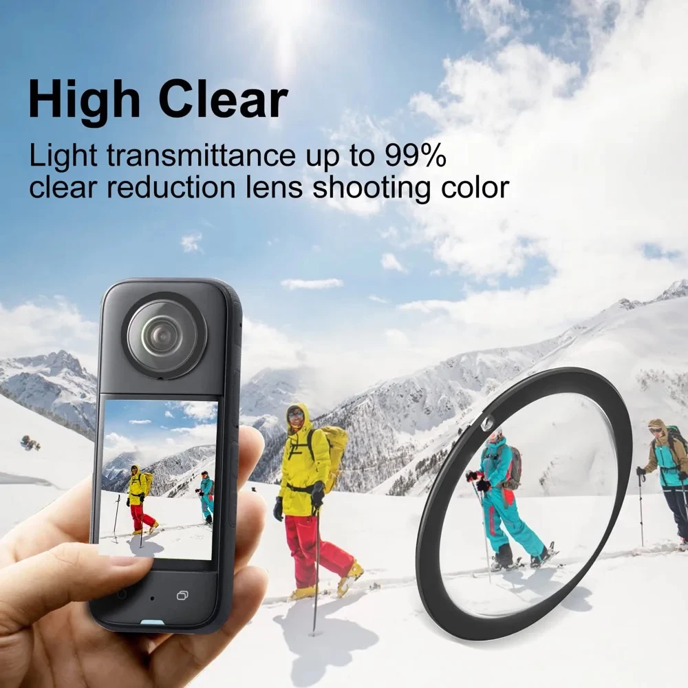 Lens Guards for Insta360 X3 Anti-Scratch Premiun Lens Protector Cap for Insta 360 X3 Camera Sticky Protective Guard Accessories image 3