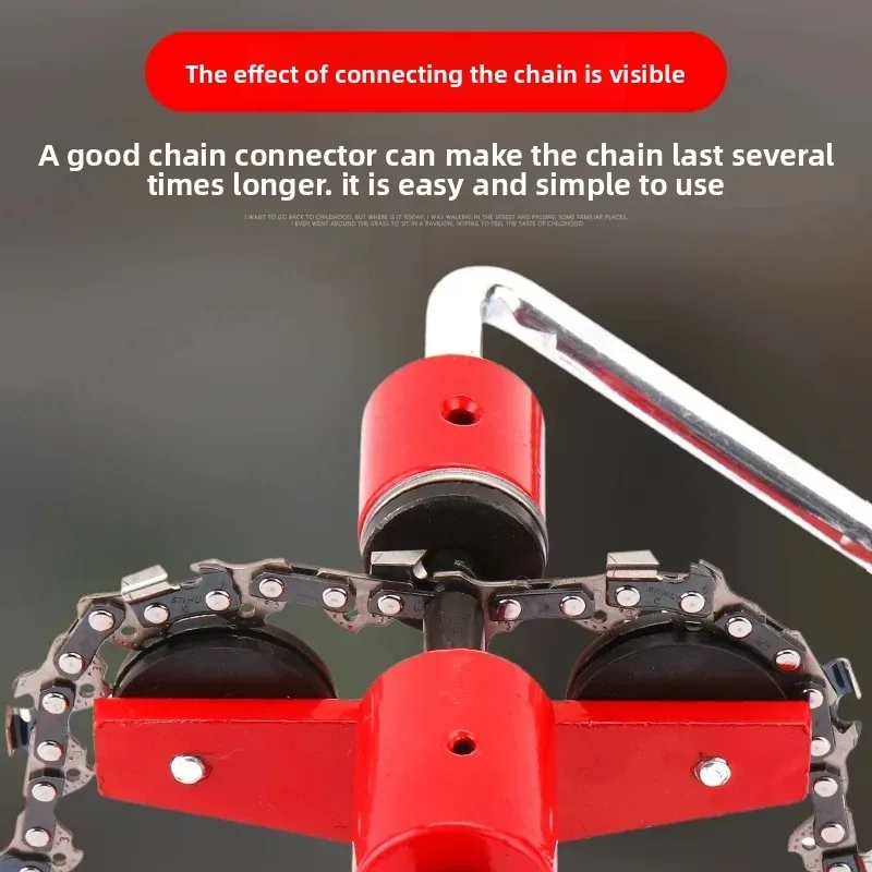 Chainsaw Chain Breaker and Rivet Spinner, Chain Repair Tool for Electric Saw Disassembly
