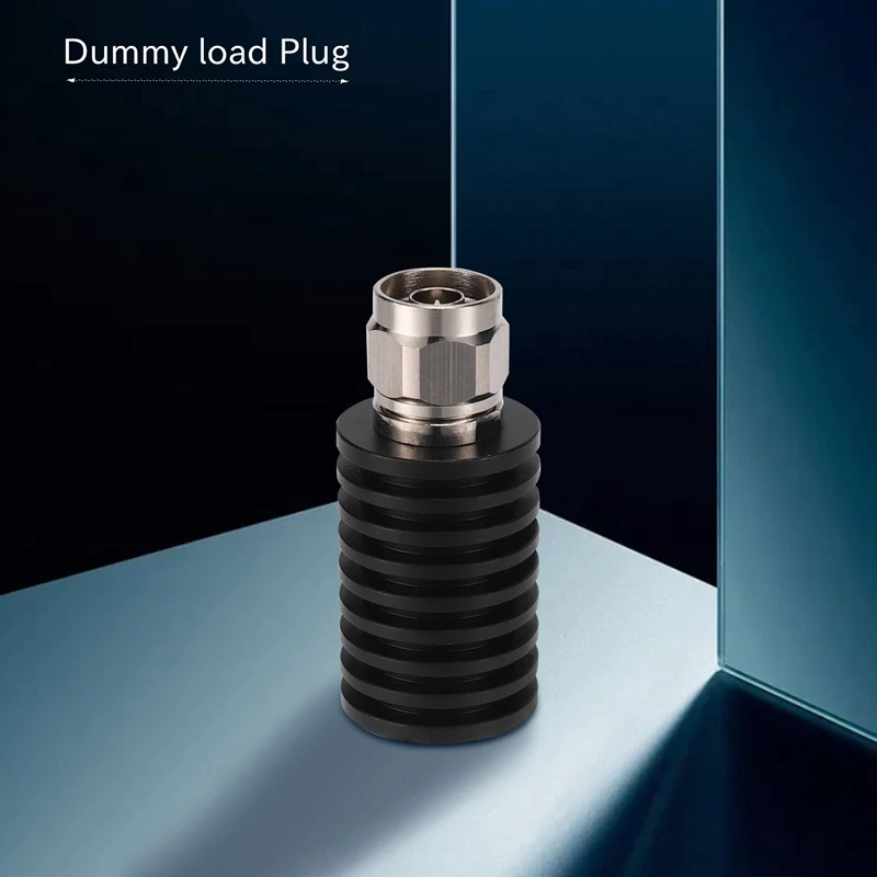 RF Coax 25W N Male Connector Small 50 Ohm DC-3Ghz , Dummy Load Plug