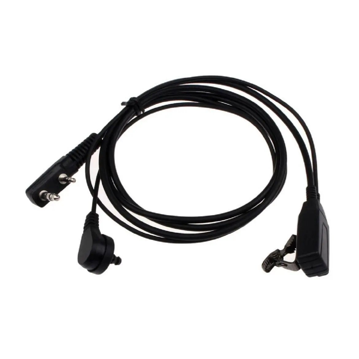 اسلكية تخاطب سماعة 2-Pin الصوتية لفائف الهواء سماعة أذن بأنبوب ل Baofeng UV-5R 13 17 UV32 BF888S QUANSHENG K5 K6 TYTERA Kenwood #6