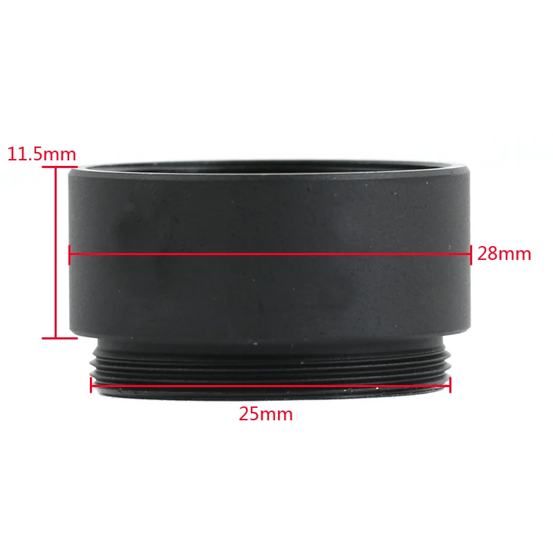 Objectif oculaire de Microscope industriel 2X, pour connecter la caméra, lentille de montage 130x 300X C, objectif Barlow, lentille auxiliaire en verre