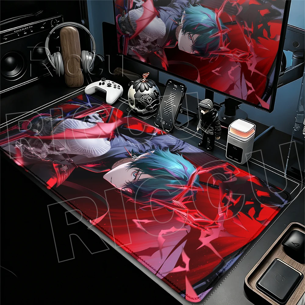 Große Camille Cool Game Arknights Endfield E-Sports-Gaming-Mauspads, rutschfest, waschbar, langlebig, dicke Matte, Spielmatte für Zuhause und Büro – Detail 13