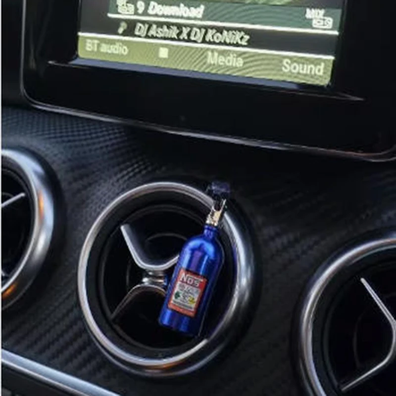 NOS Nitrogen Bottle Car Air Freshener for Air Vents Auto Fragrance Air Conditioning Scent Fragrance Accessories Car Decoration