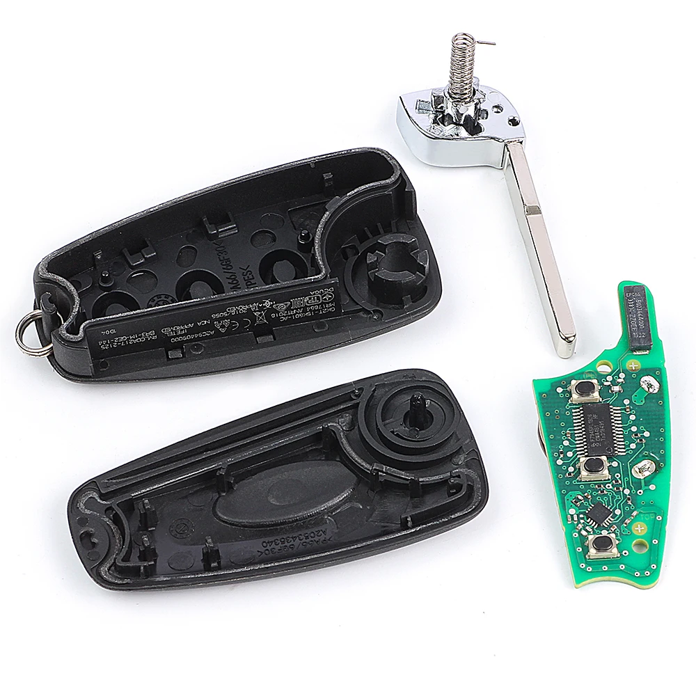 Keyecu a2c94379403 chave remota do carro de 3 botões para ford tourne transit GK2T-15K601-ab/aa 433.92mhz fsk pro id49 chip