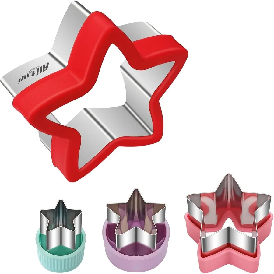 

Набор резцов Star Ce, 4 шт., формочки для печенья разных размеров, резак для пончиков и английских кексов для выпечки