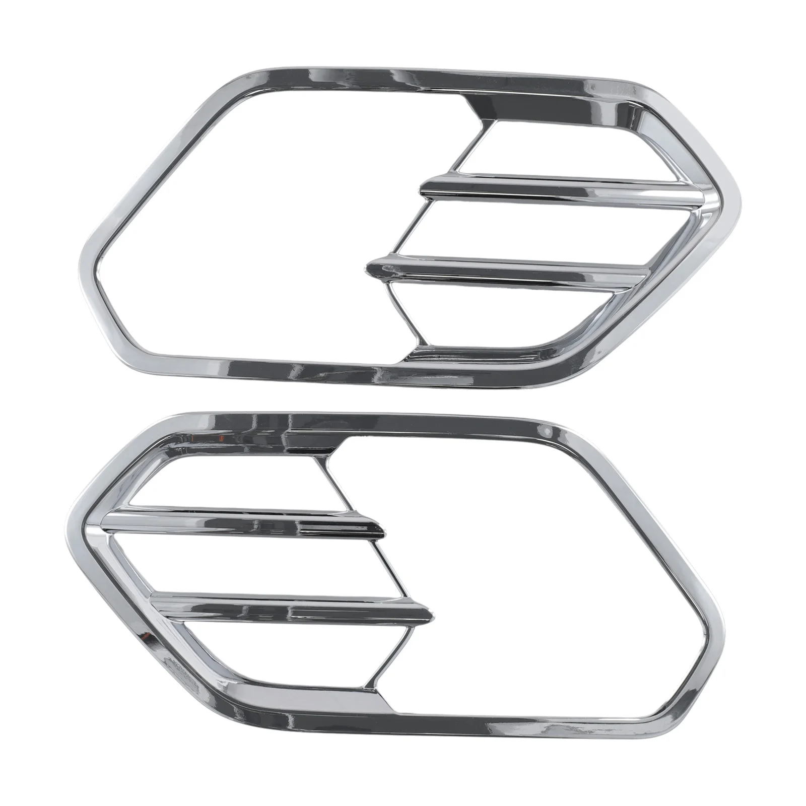 

For Safer Driving In Fog Fog Lamp Cover Fog Light Decoration Exterior Fog Light Trim Fog Light Cover No Drilling Installation