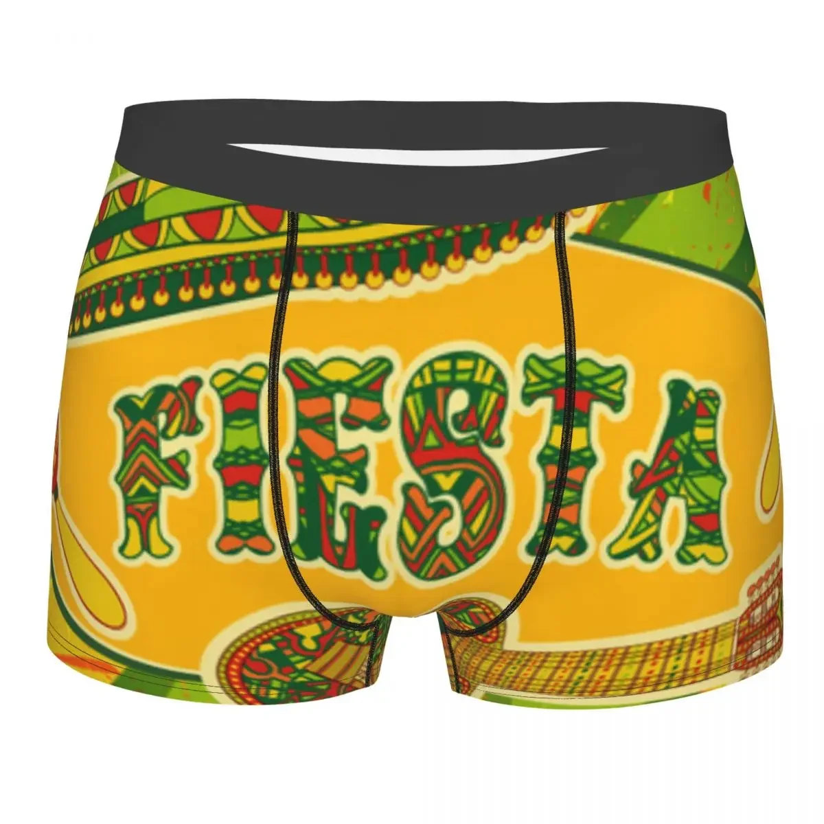 Underwear Men Boxers Mexican Fiesta Party Boxer Underwear Male Underpant Boxershort Homme