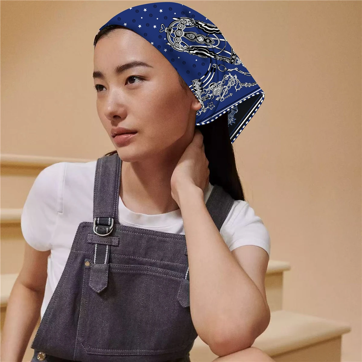 

Double Face Silk Twill Scarf 53CM Luxury Designer Small Square Bandanas Herms Rolled Bandanas Head Hair Scarves Mother Gift
