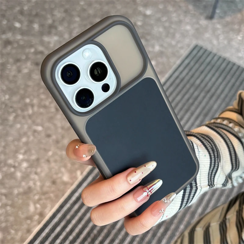 Original Flüssigsilikon Candy Jelly Farbige Matte Weiche Hülle für iPhone 18 Pro 17 16 15 Pro Max Stoßfeste Bumper-Schutzhülle – Detail 7