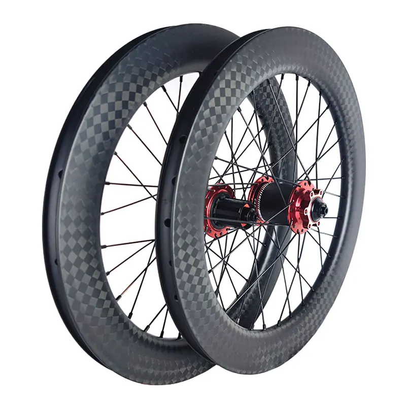 20inch 406 Ultralight Carbon Hub Disc Brake 11s Mountain Bike Wheelset 32H XC Racing Cross Country Wheel QR/Thru MTB Bicycle