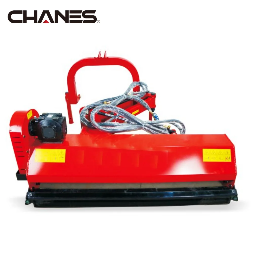 High Productivity PTO Driven Side Turning Brush Cutter Flail Mower  1400mm Working Width Farm Equipment for Garden Tractor
