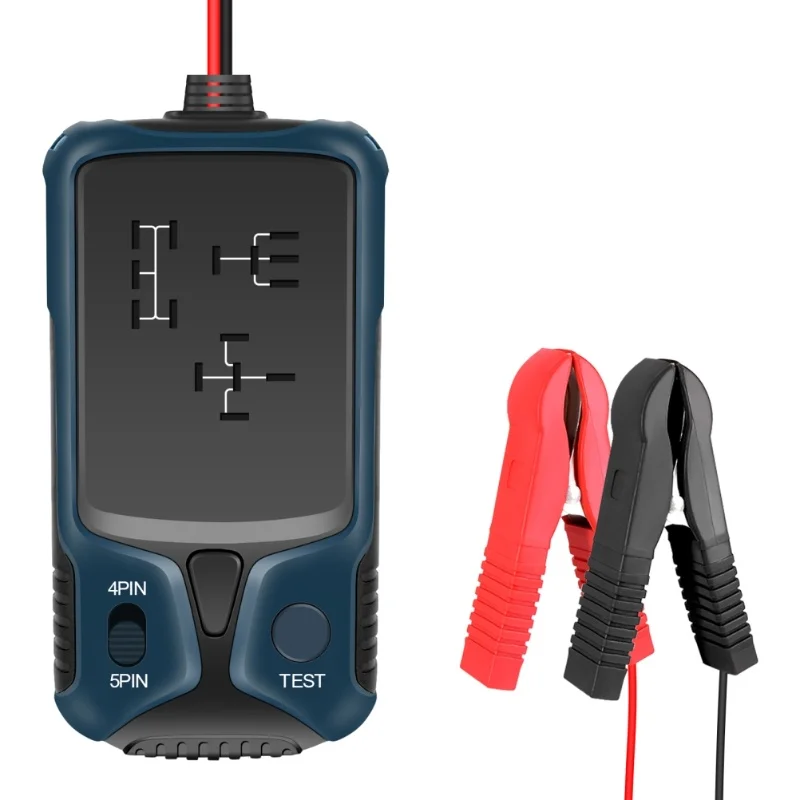 

Тестер автомобильных реле 12В, тестер аккумуляторов, электронный тестер реле с LED-индикатором, проверка автомобильных аккумуляторов