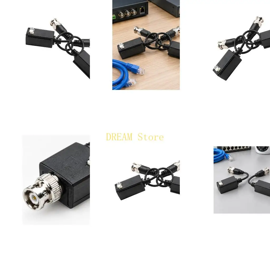 Passive Video Balun Pair without Software for BNC Camera Systems Best Sale