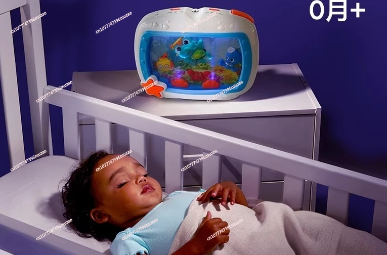 

Ocean sound and light soothe dozing fish tank baby sleeping toy