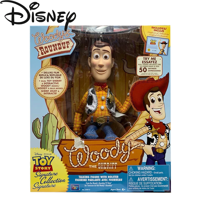 

Disney Toy Story 3 Woody Action Figures Toys 36cm High-quality Edition Moving Statues Model Doll Collectible Ornament Gifts