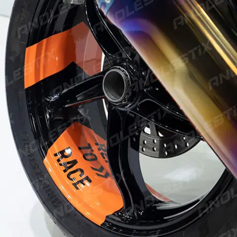 AnoleSti Motorcycle Wheel Sticker Hub Decals Rim Stripe Tape For KTM Super Duke 1290 Duke 890 790 690 390 Racing Ready To Race