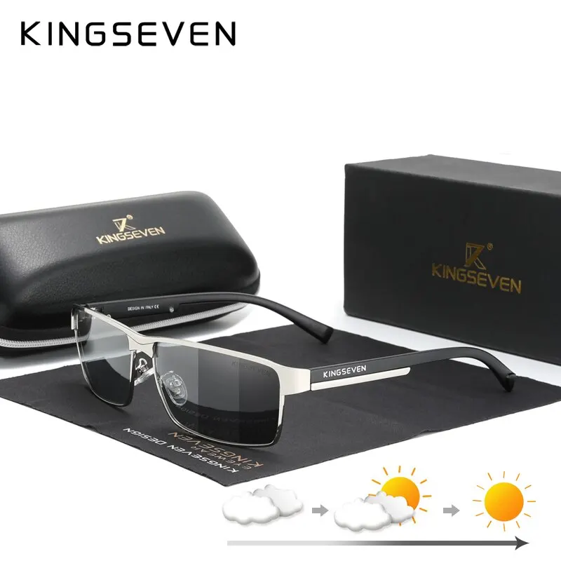KINGSEVEN Männer Polarisierte Sonnenbrille Design Frauen Sonnenbrille UV400 Anti-glare Fahren Quadratische Brillen 7