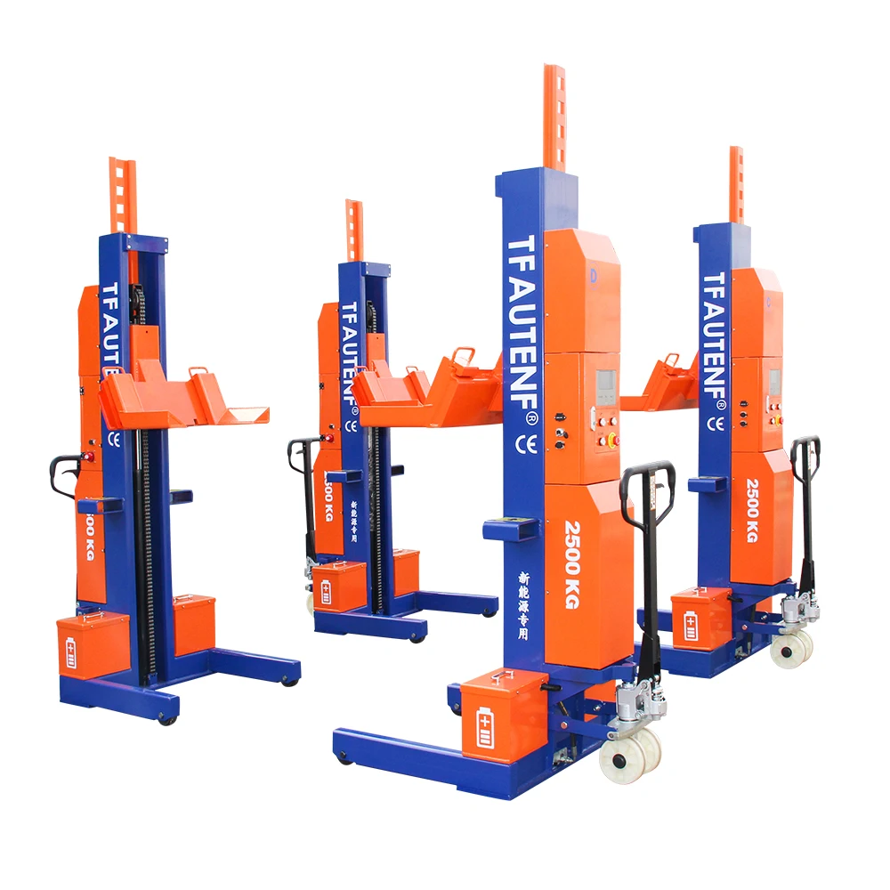 TFAUTENF 10 Ton (20,000 Lbs) Cordless 4-Post Lift | Heavy-Duty Construction with 1800mm Lift Height