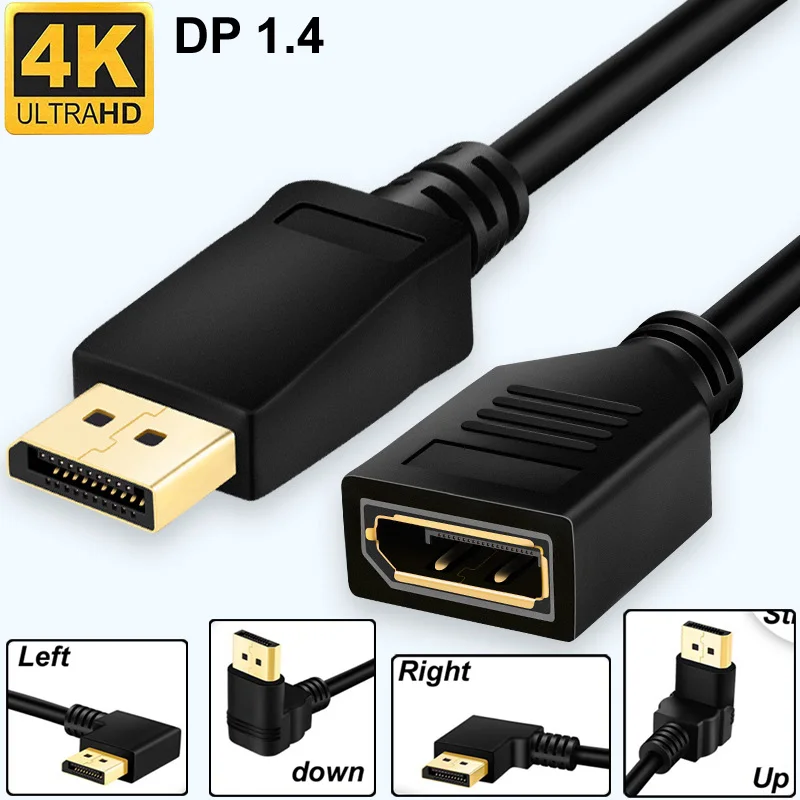 

Displayport Cable Upward Downward Displayport Adapter For PC